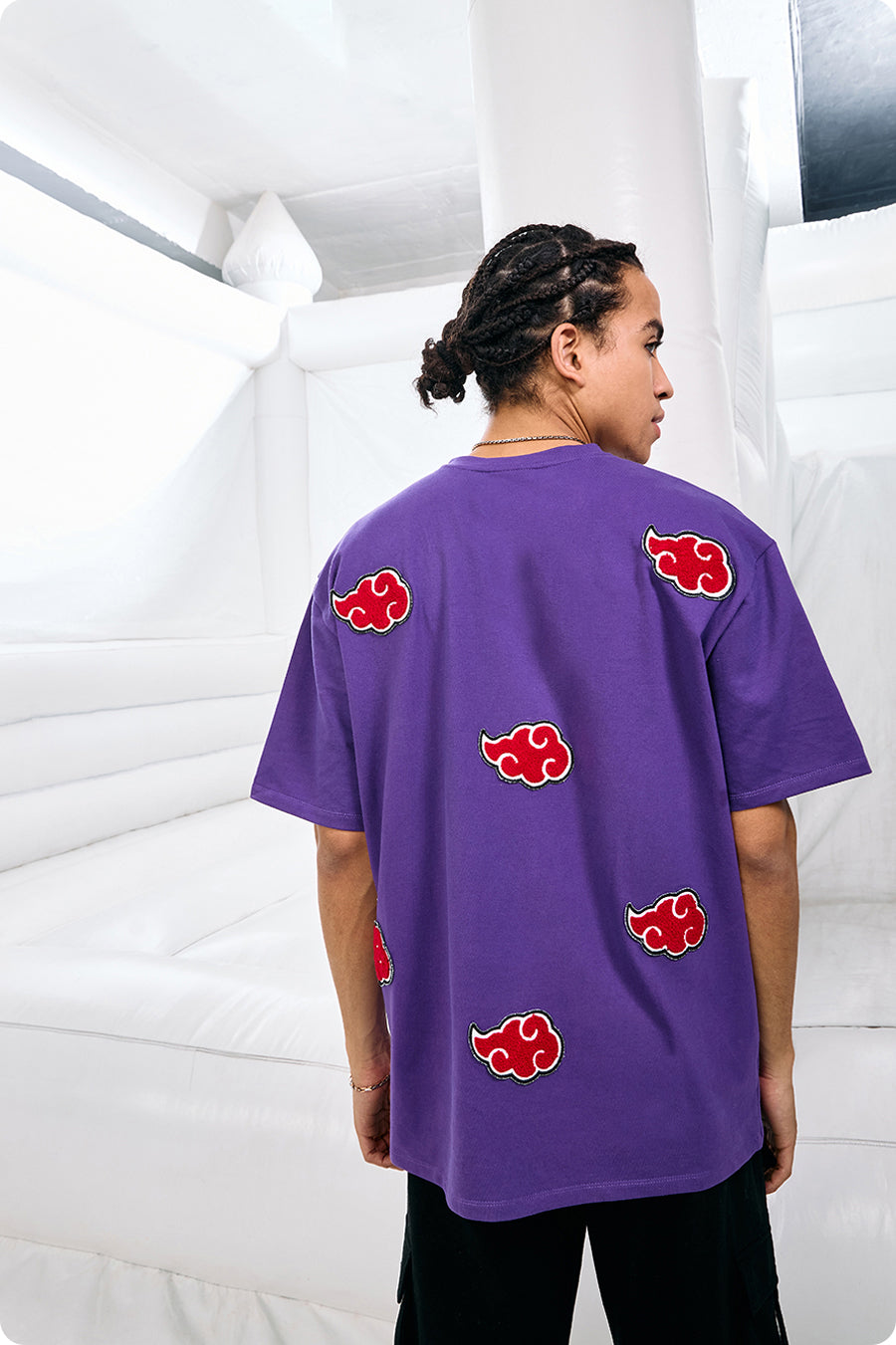 PURPLE NARUTO MEN'S T-SHIRT