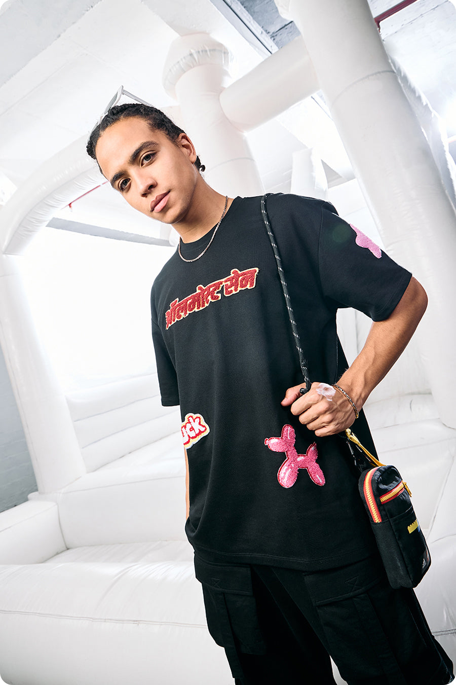 FUCK BITCHES"BLACK MEN'S T-SHIRT