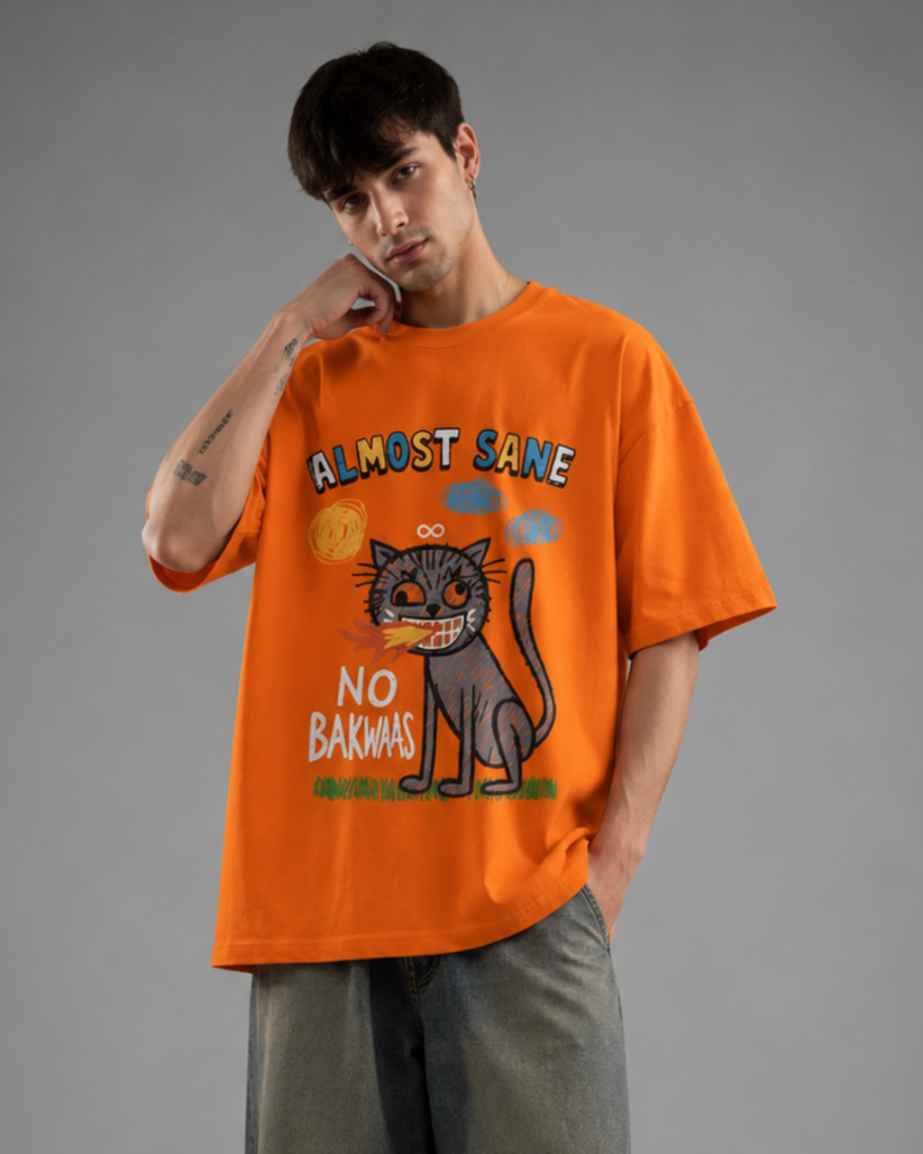 NO BAKWAAS OVERSIZED TEE