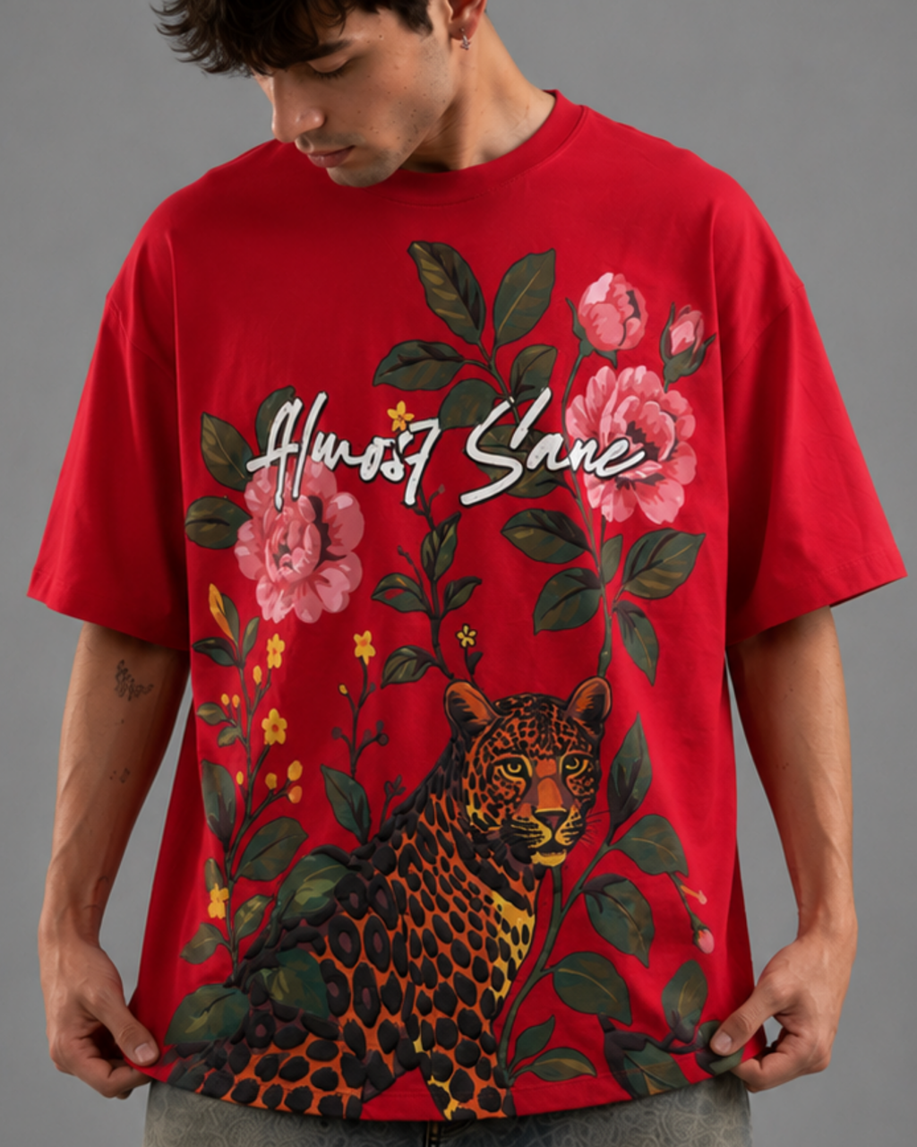 WILD BLOOM OVERSIZED TEE