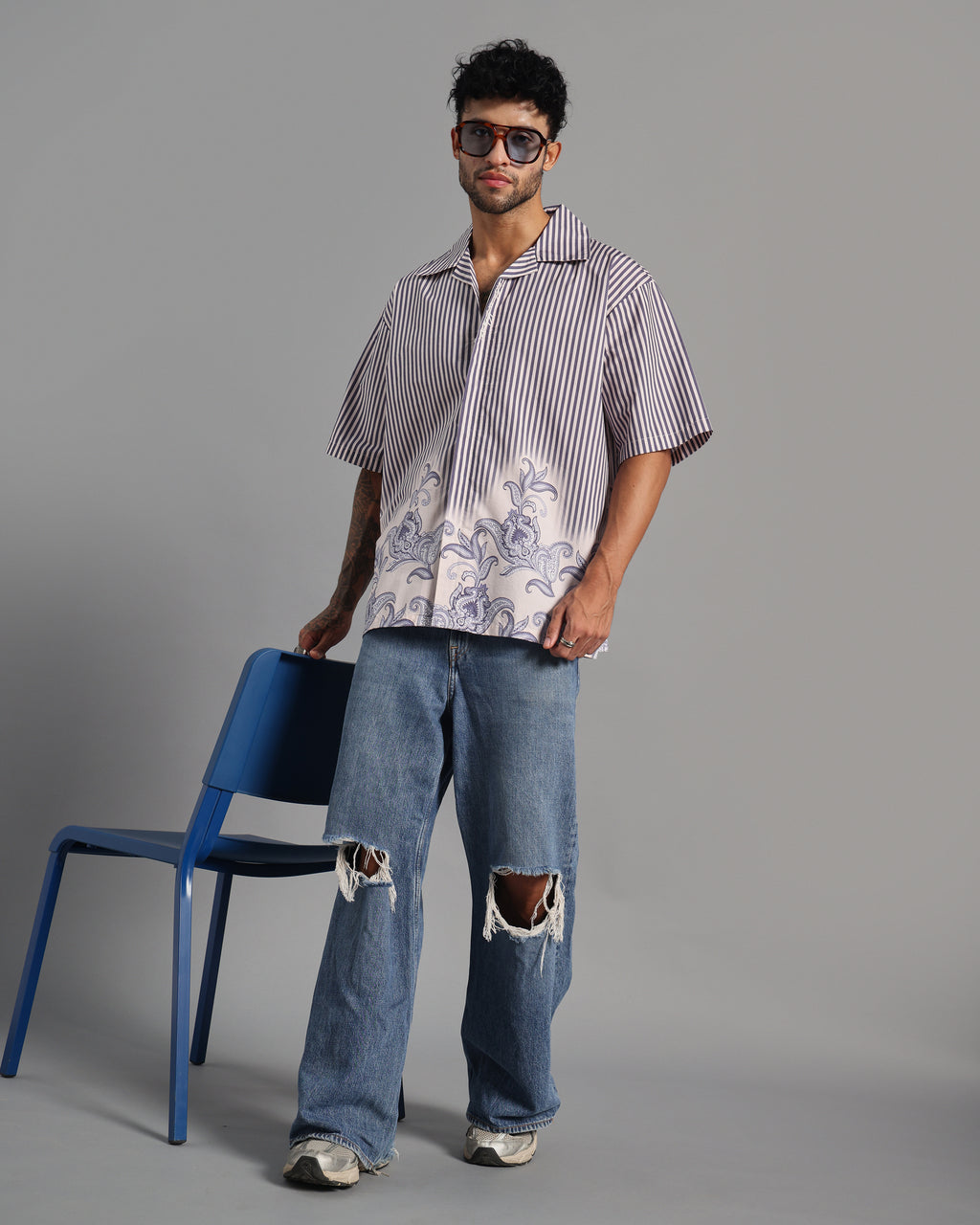 COASTAL STRIPE RESORT SHIRT