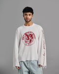 BROKEN HEART WAFFLE CREWNECK