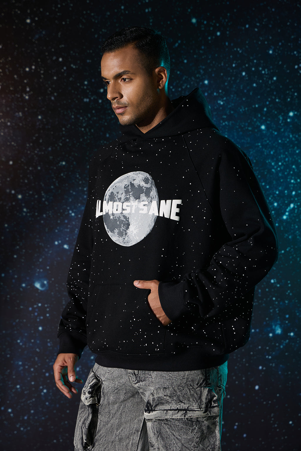 UNISEX PHASES OF MOON HOODIE