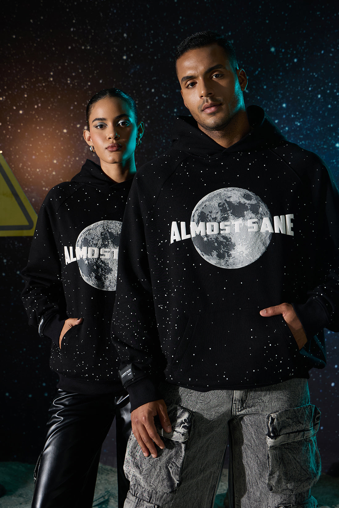 UNISEX PHASES OF MOON HOODIE