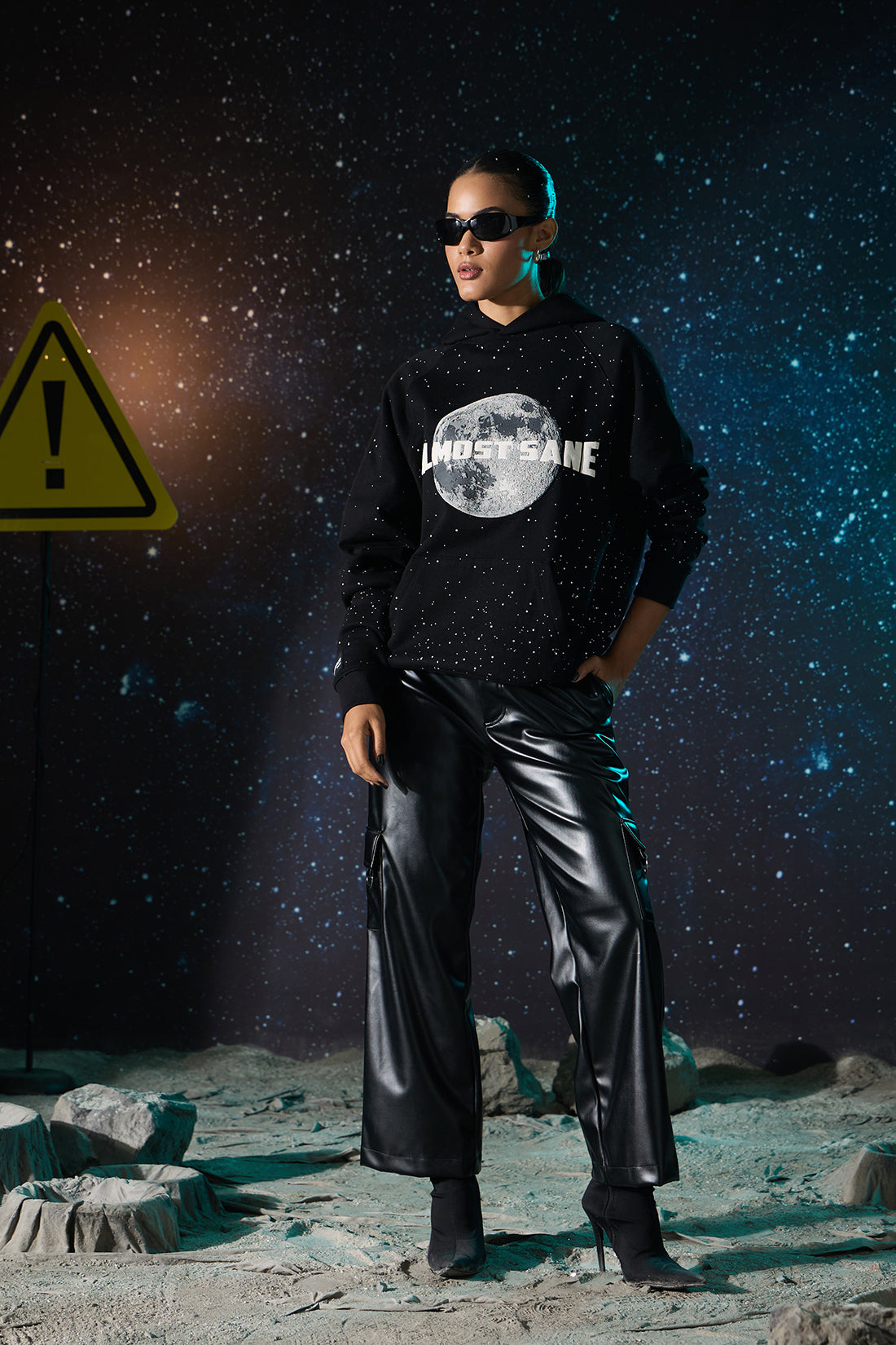 UNISEX PHASES OF MOON HOODIE