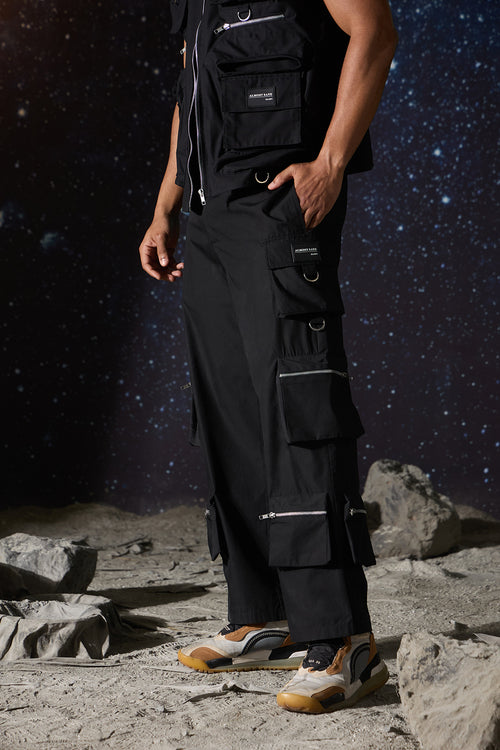 BLACK ZIPPER CARGO