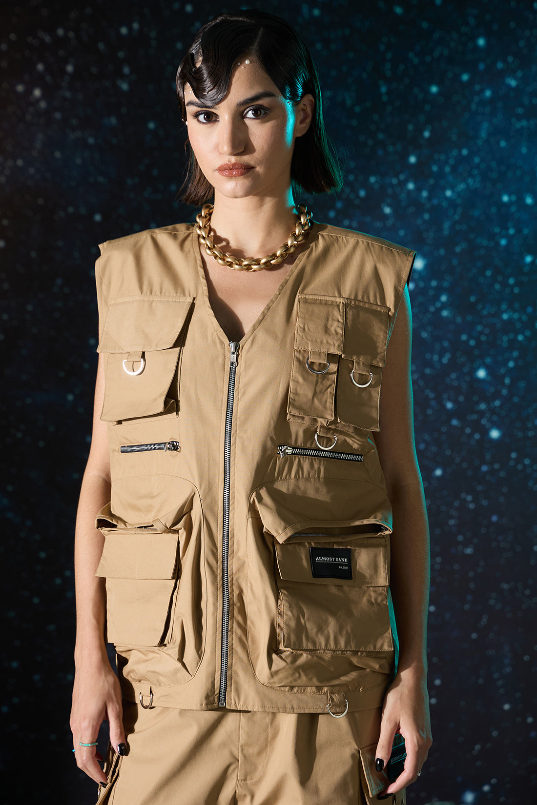 UNISEX BEIGE GILETTE