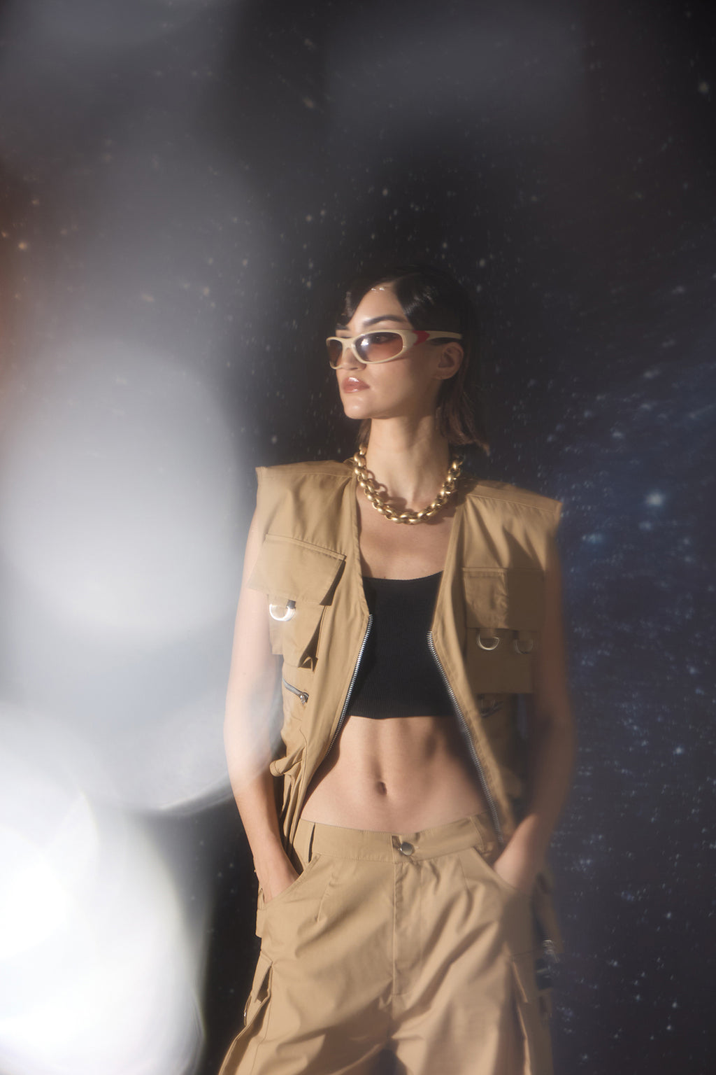UNISEX BEIGE GILETTE