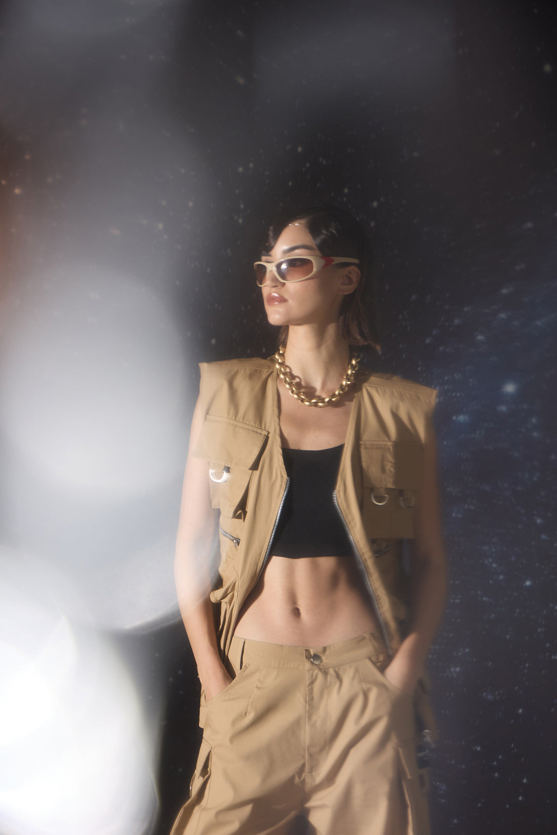 UNISEX BEIGE GILETTE
