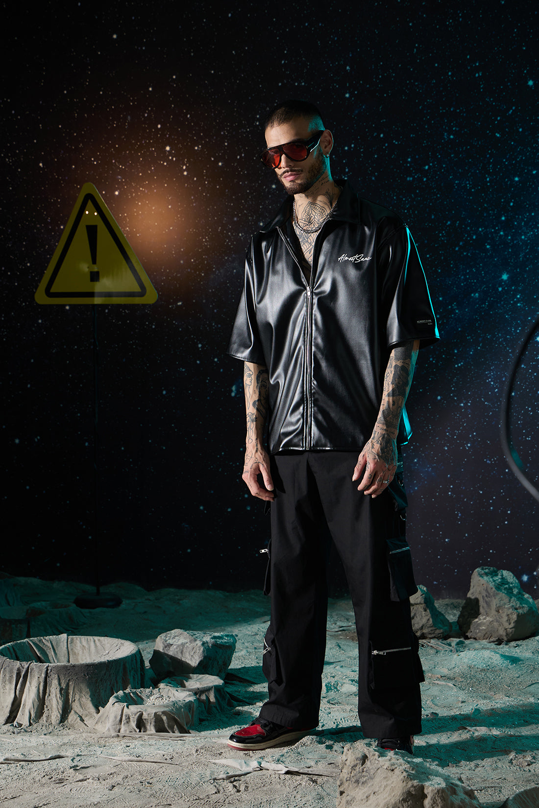 Men's Leather Shacket
