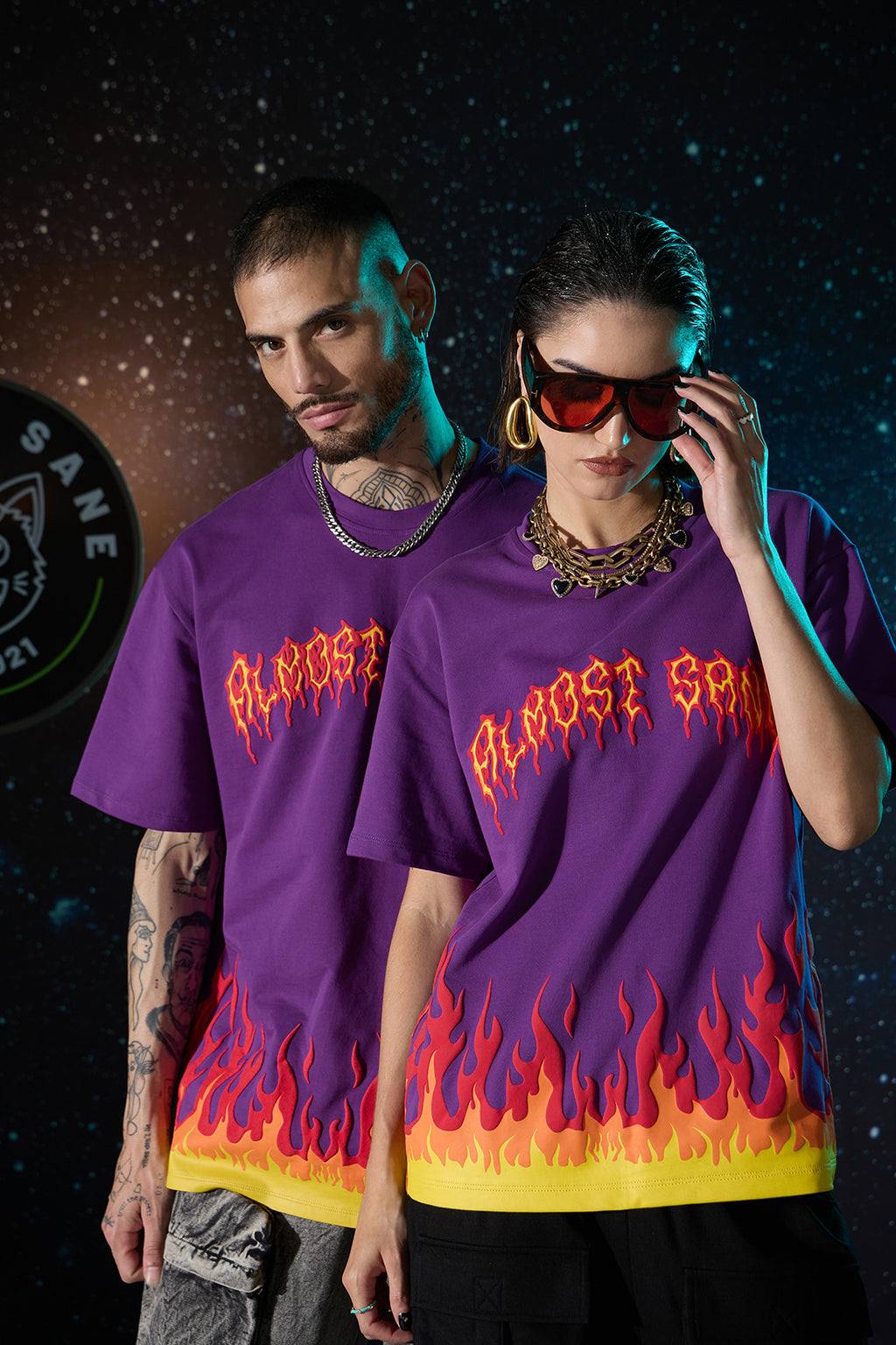 DRAGON OF THE SUN PURPLE T-SHIRT
