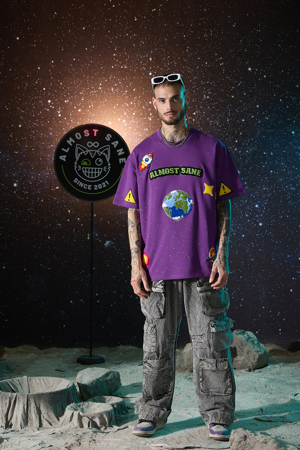 UNISEX PURPLE MOON T-SHIRT