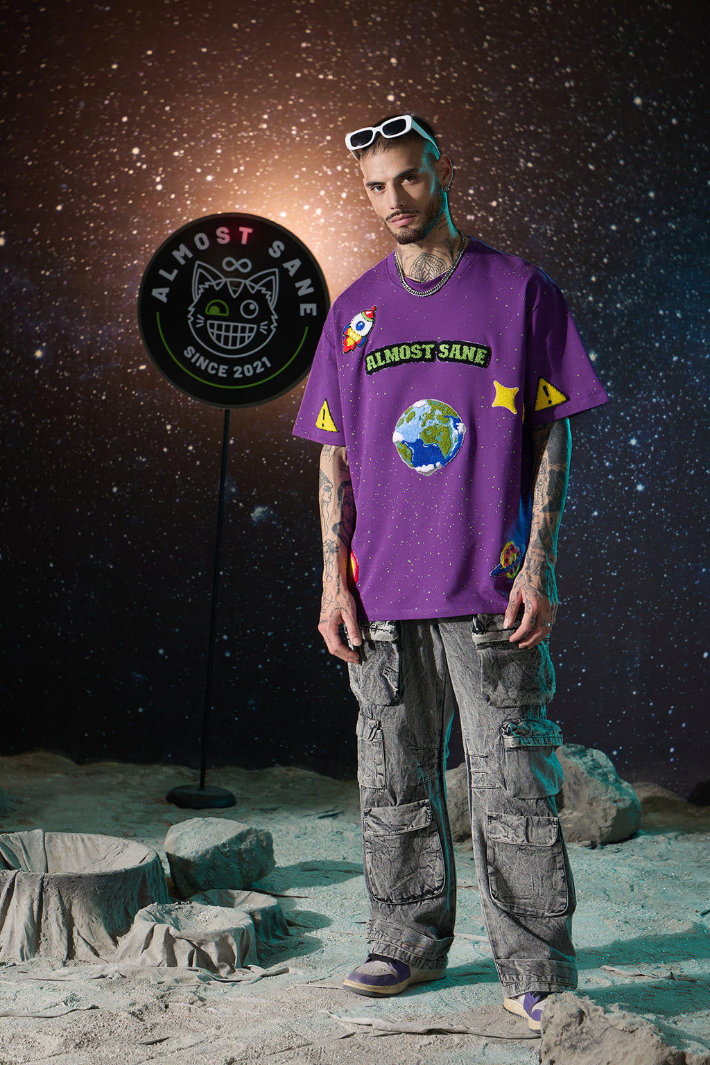 UNISEX PURPLE MOON T-SHIRT