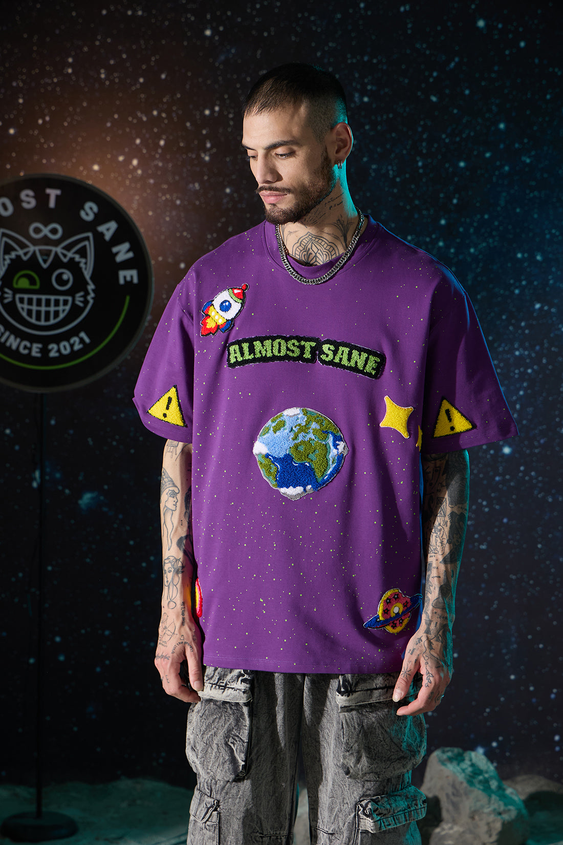 UNISEX PURPLE MOON T-SHIRT