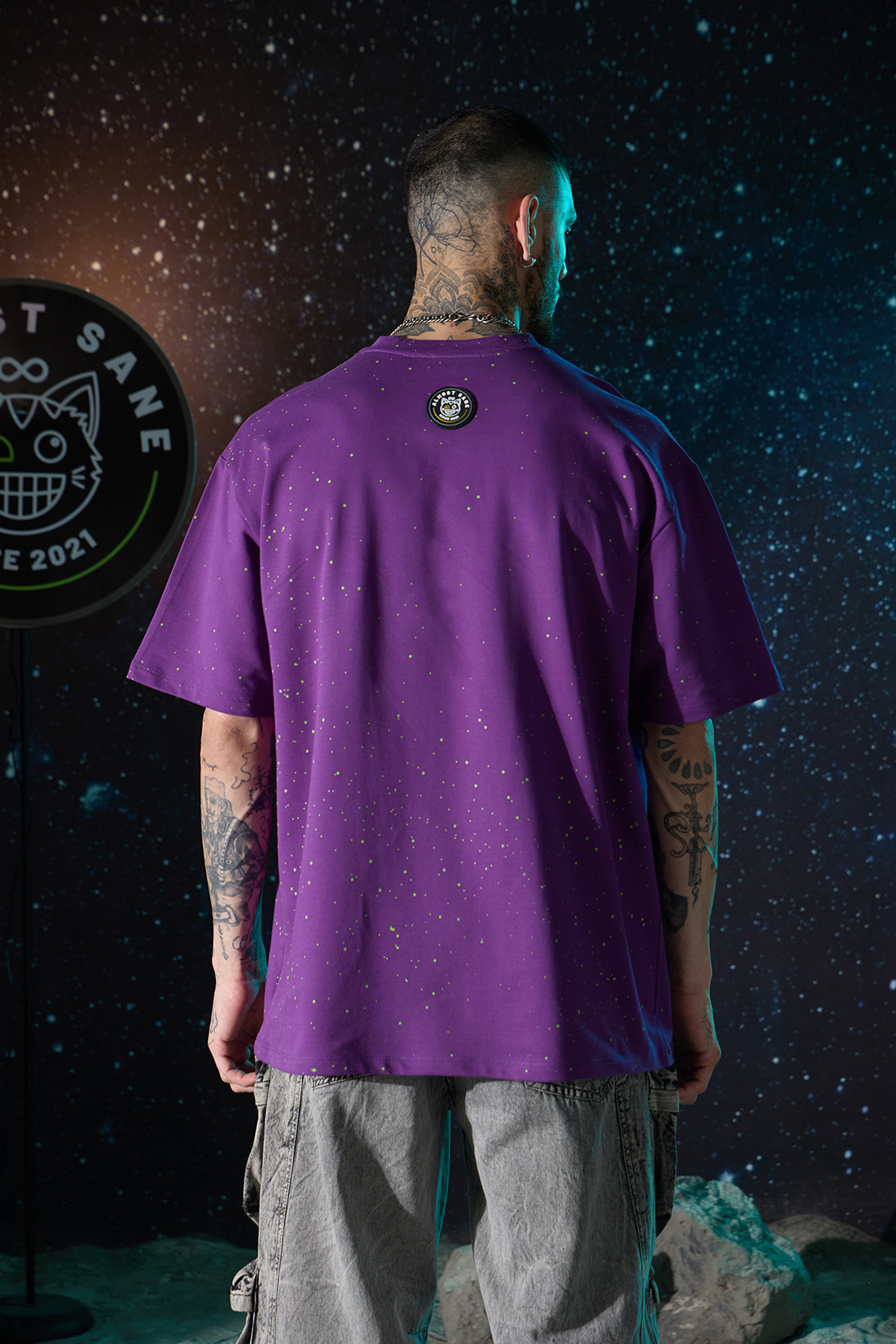 UNISEX PURPLE MOON T-SHIRT - Main Image
