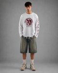 BROKEN HEART WAFFLE CREWNECK