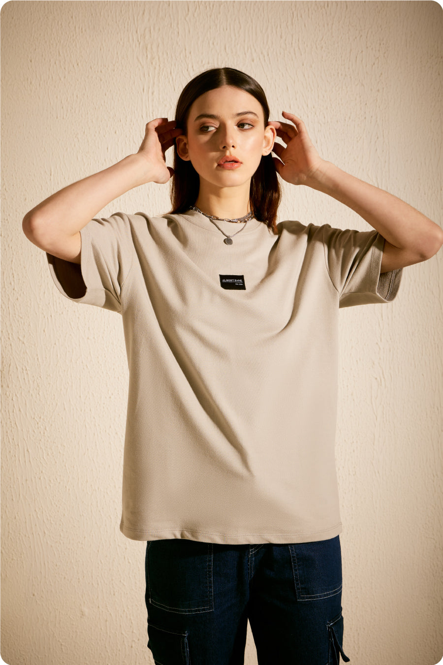 WOMEN'S GREY ESSENTIAL TSHIRT