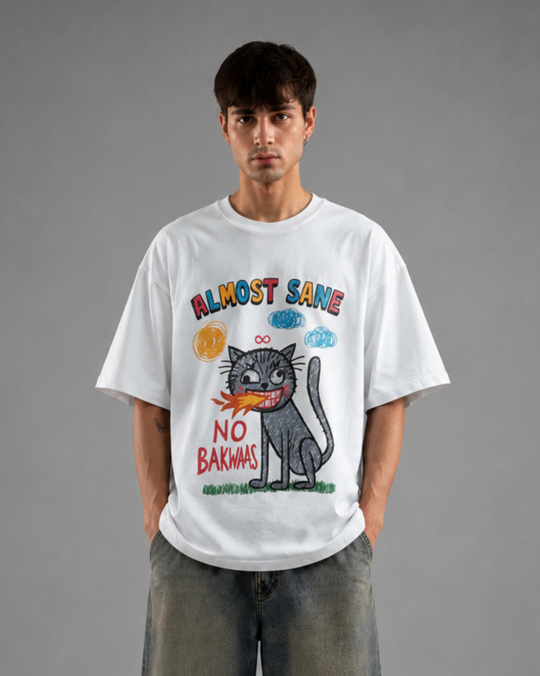 NO BAKWAAS OVERSIZED TEE