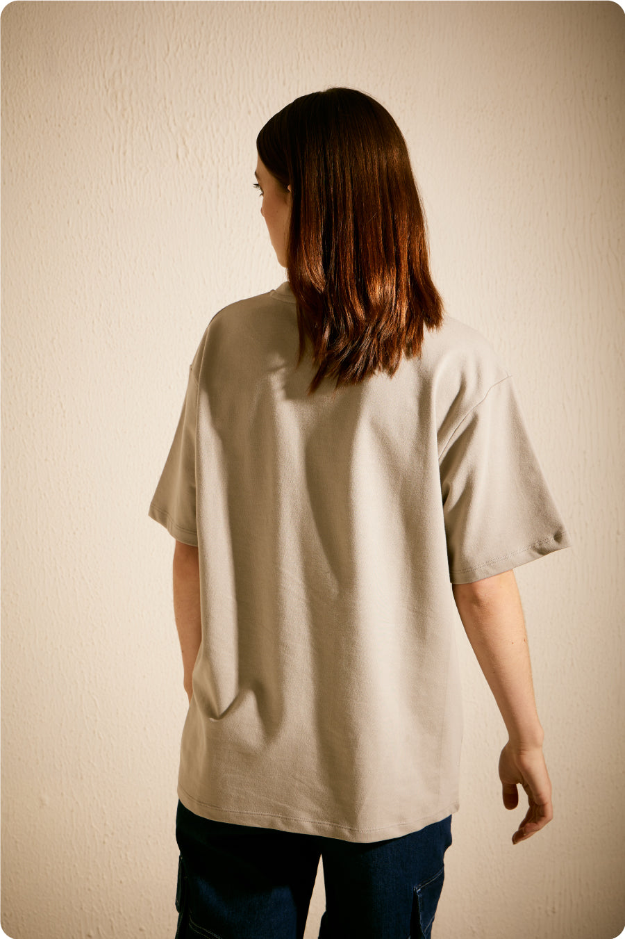 WOMEN'S GREY ESSENTIAL TSHIRT