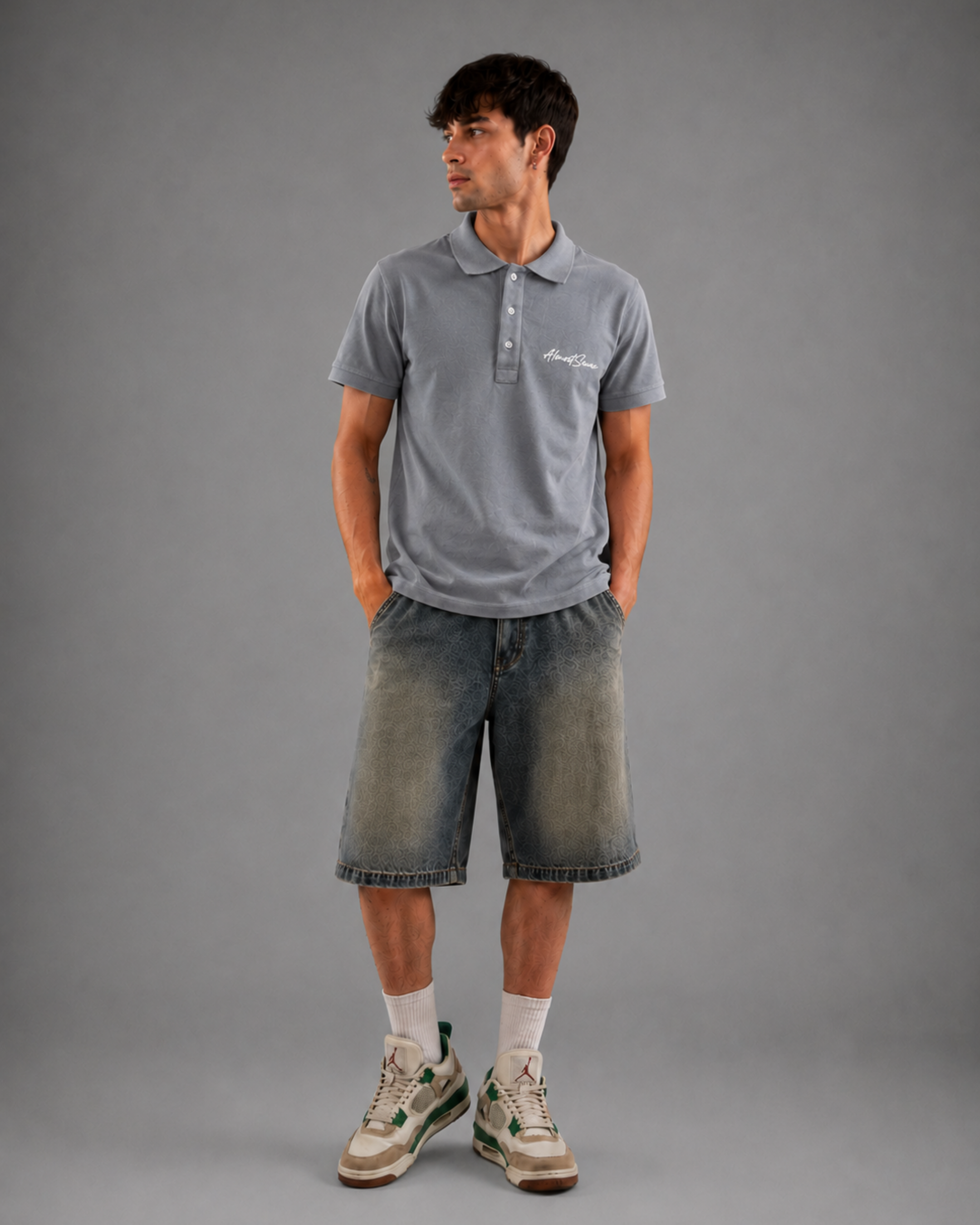 CLASSIC GREY SIGNATURE POLO