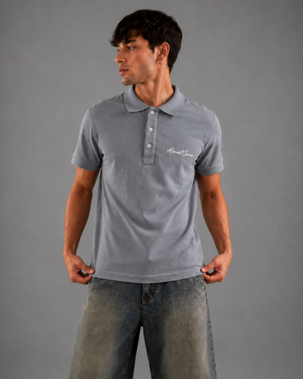 CLASSIC GREY SIGNATURE POLO