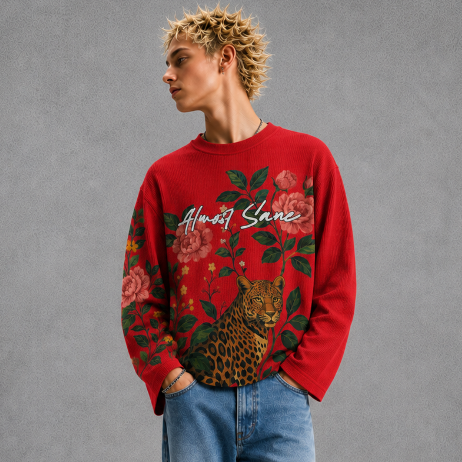 AMOUR FLORAL SWEATSHIRT