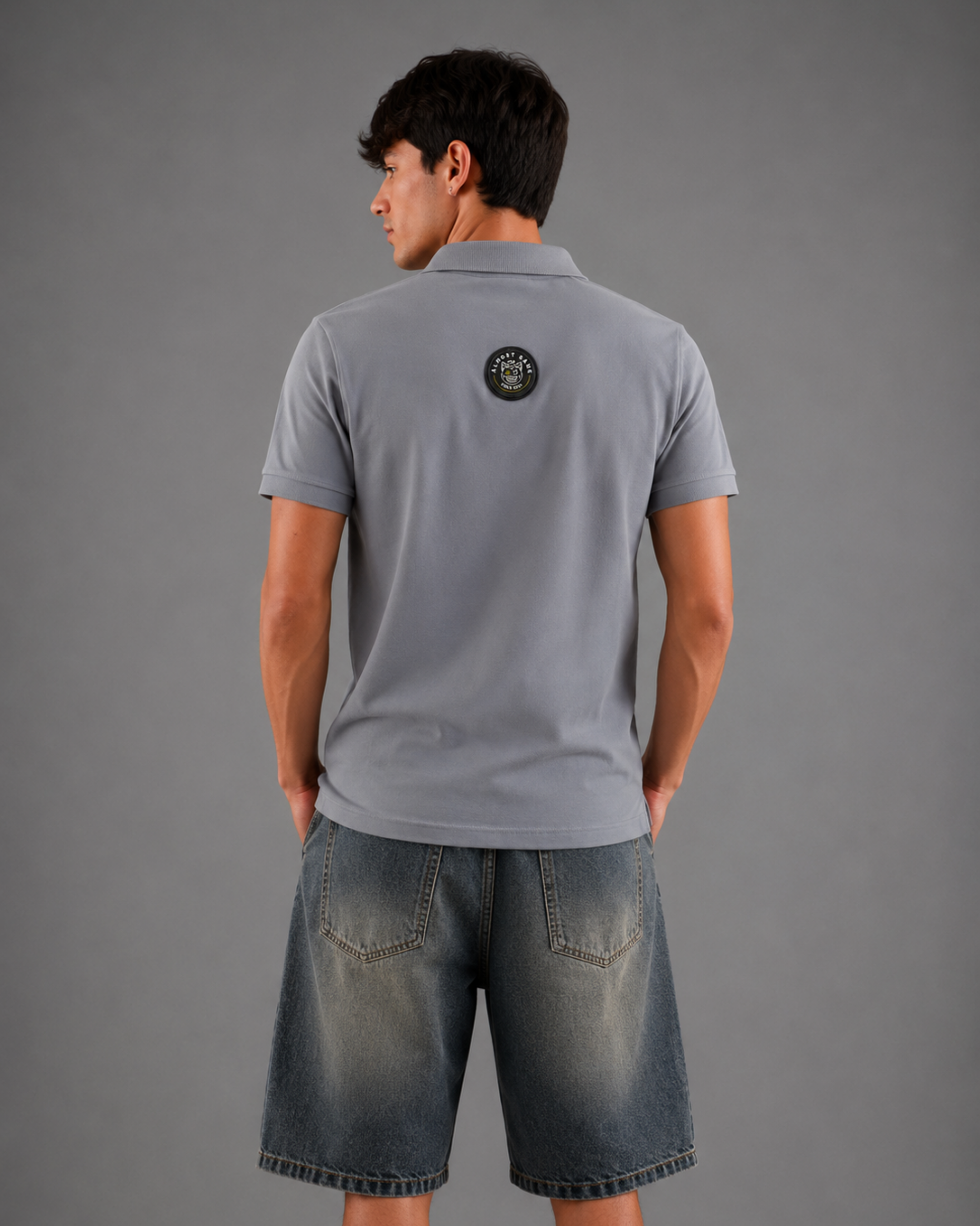 CLASSIC GREY SIGNATURE POLO
