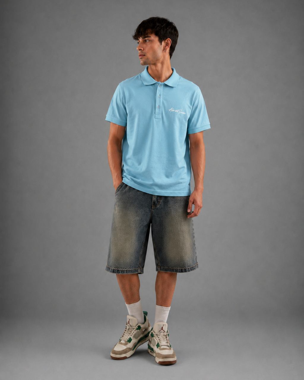 SKY BLUE SIGNATURE POLO