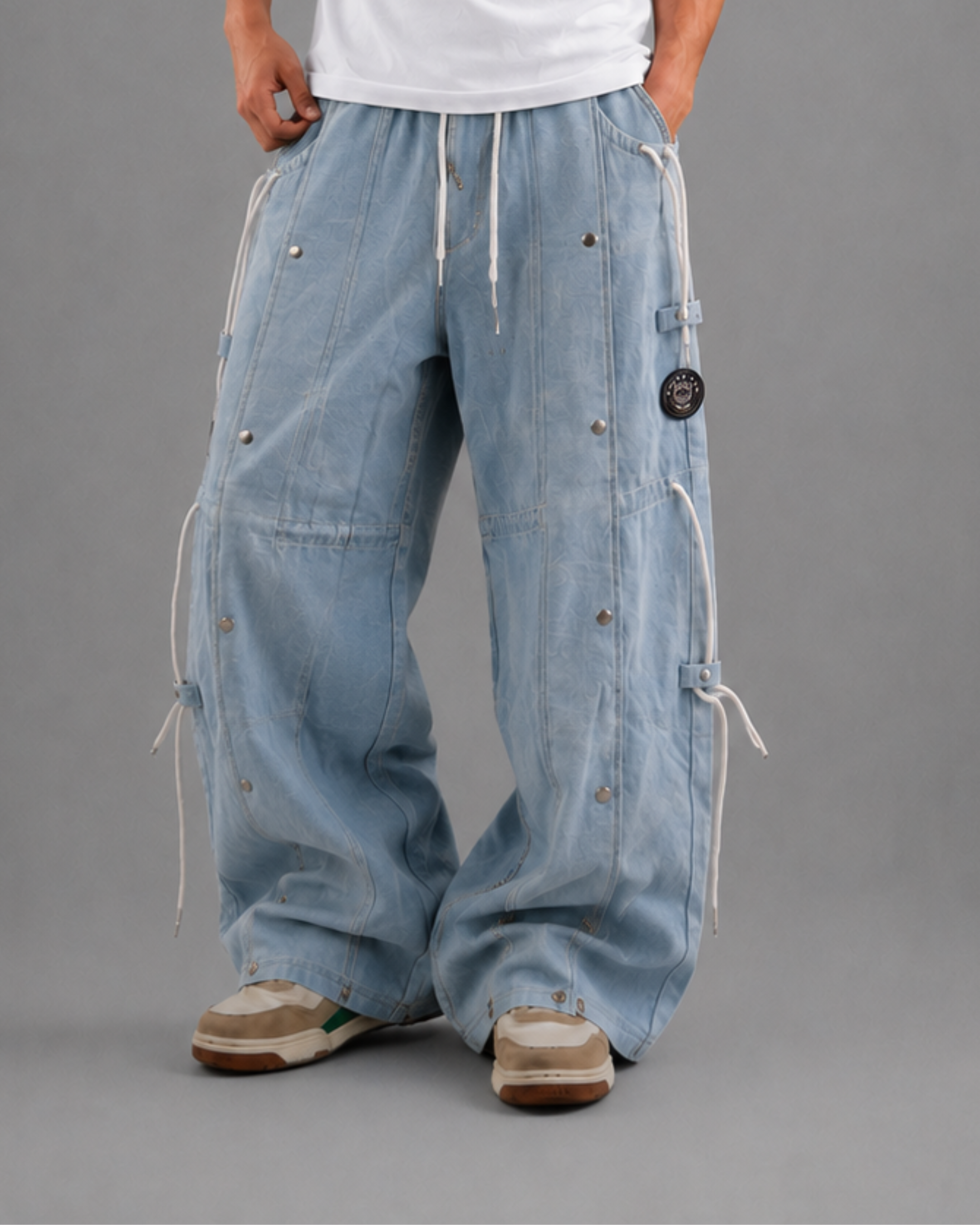 ICE BLUE UTILITY DENIM
