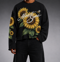 Helianthus Waffle Crewneck