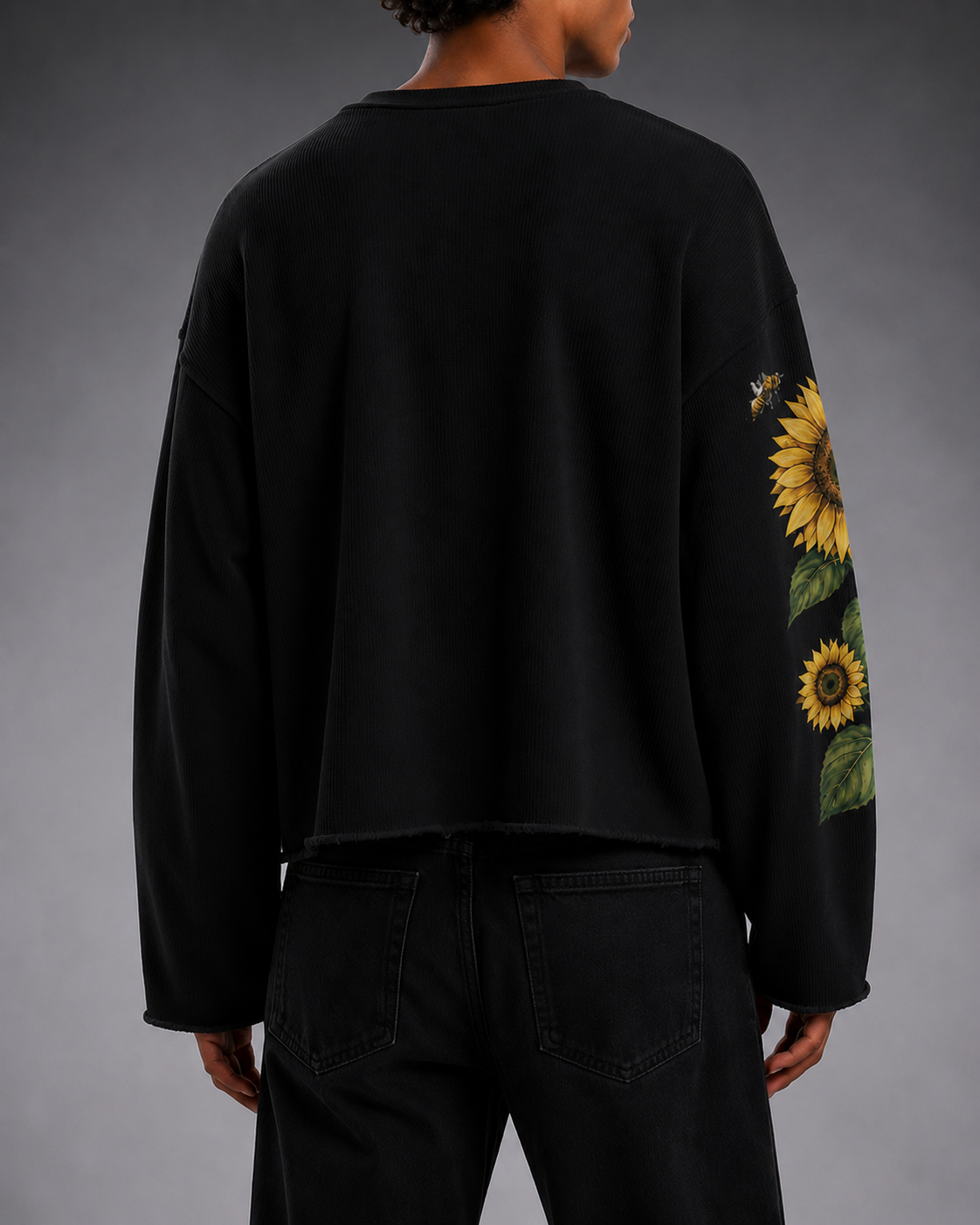 Helianthus Waffle Crewneck