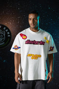 SPACED OUT OVERSIZED T-SHIRT