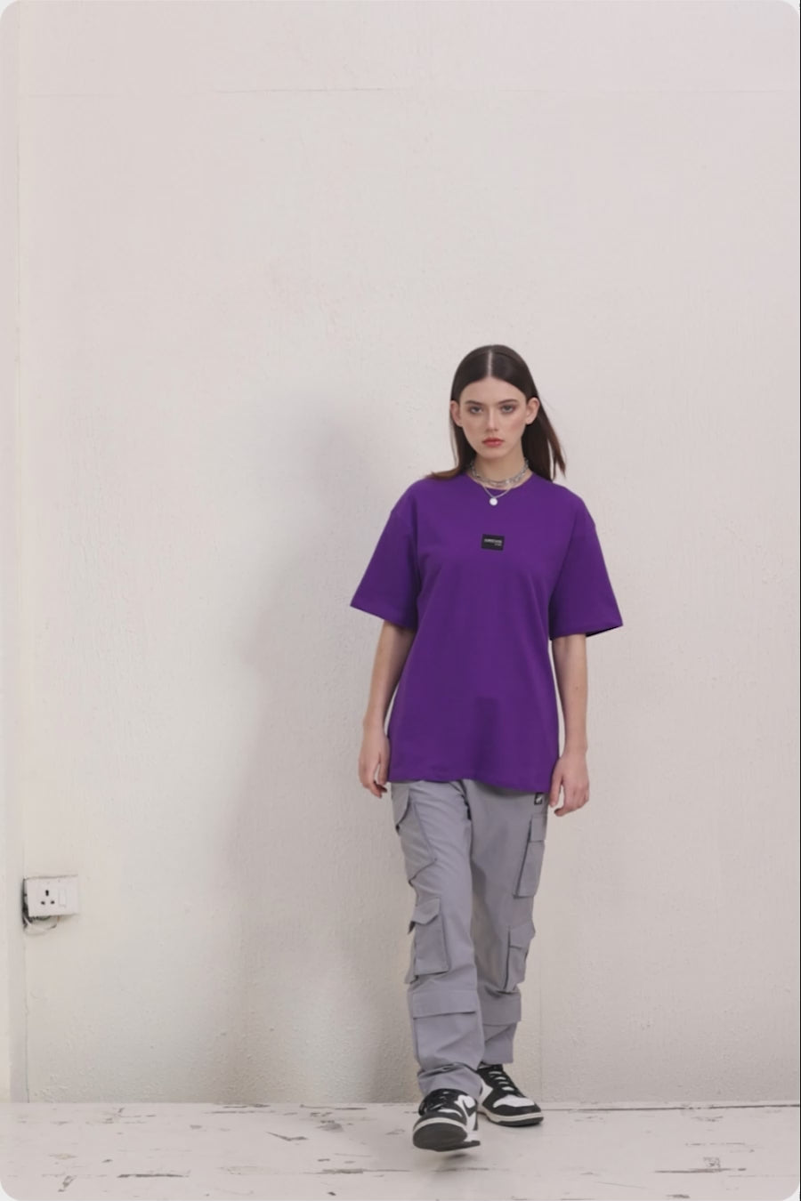 WOMEN'S PURPLE ESSENTIAL TSHIRT